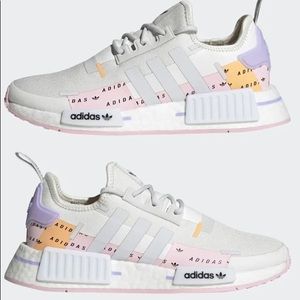 Adidas Originals NMD_R1 - Trainers - Crystal White/Clear Pink/White